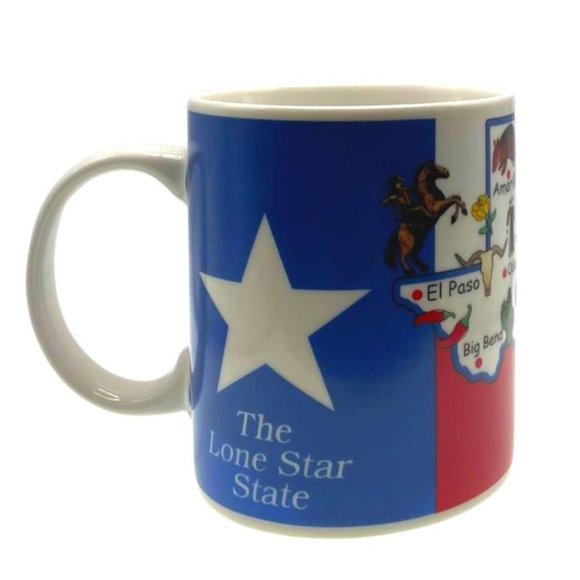 Texas Flag Cowboy Mug - Picture 2 of 3